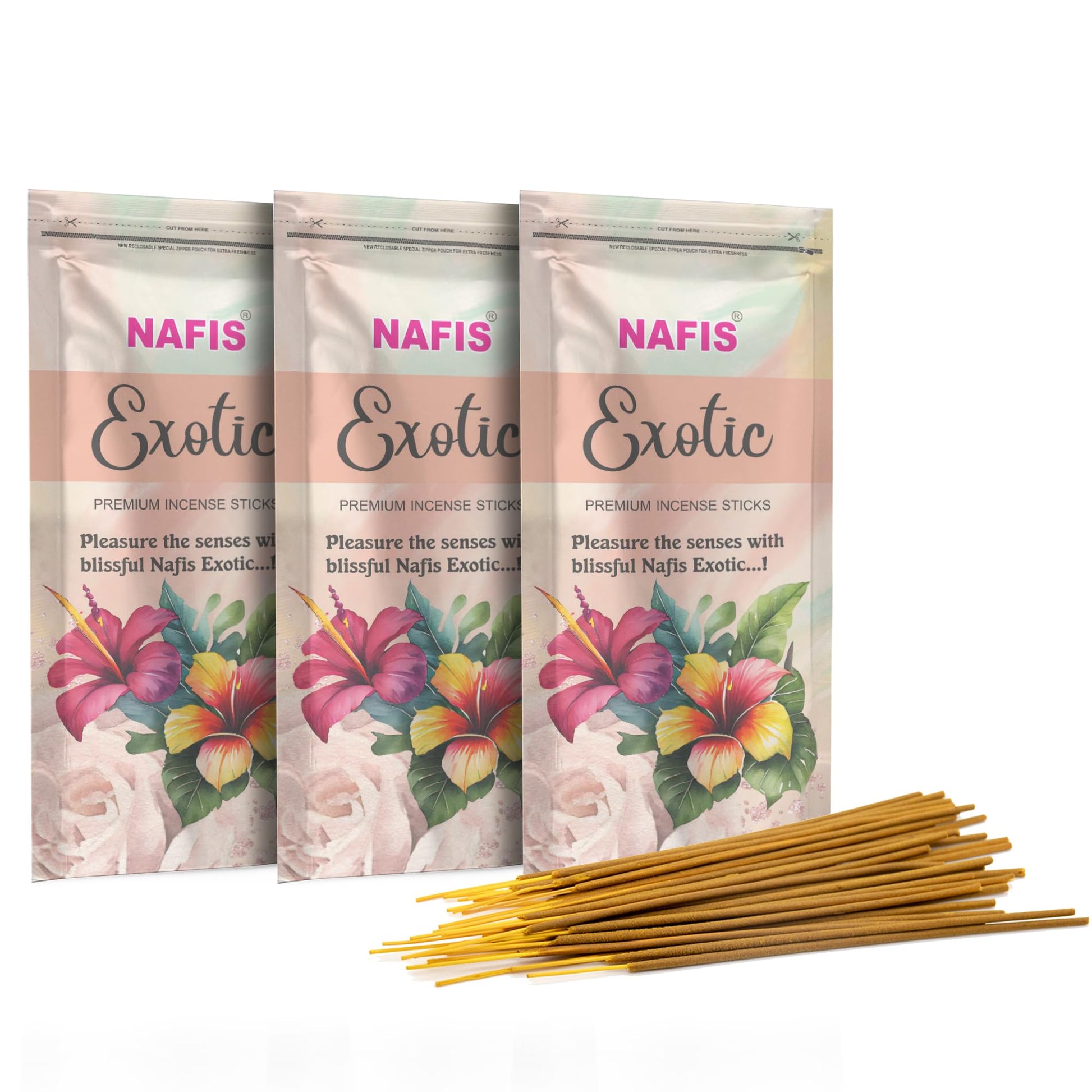 Nafis Incense Sticks Agarbatti Long Lasting Exotic Fragrance of Lily