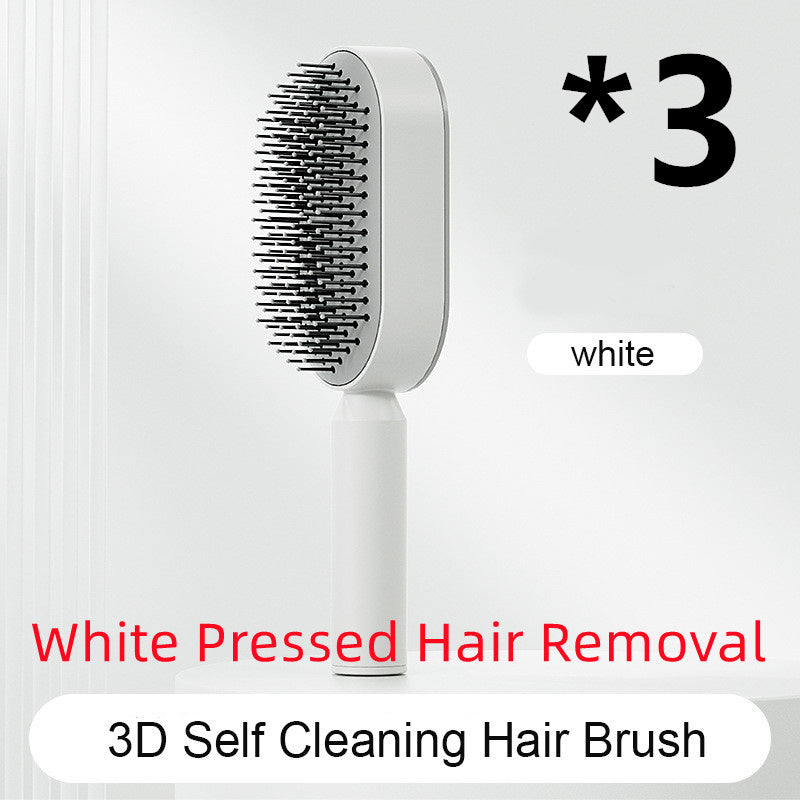Self Cleaning Hairbrush,3D Air Cushion Hairbrushes for Women