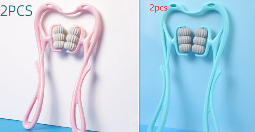 Neck Massager, Neck Massager Roller, Neck Roller, Neck and Shoulder Handheld Massager with 6 Balls Massage Point