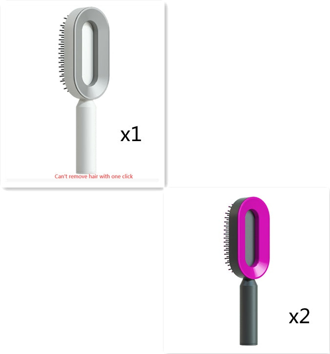 Self Cleaning Hairbrush,3D Air Cushion Hairbrushes for Women
