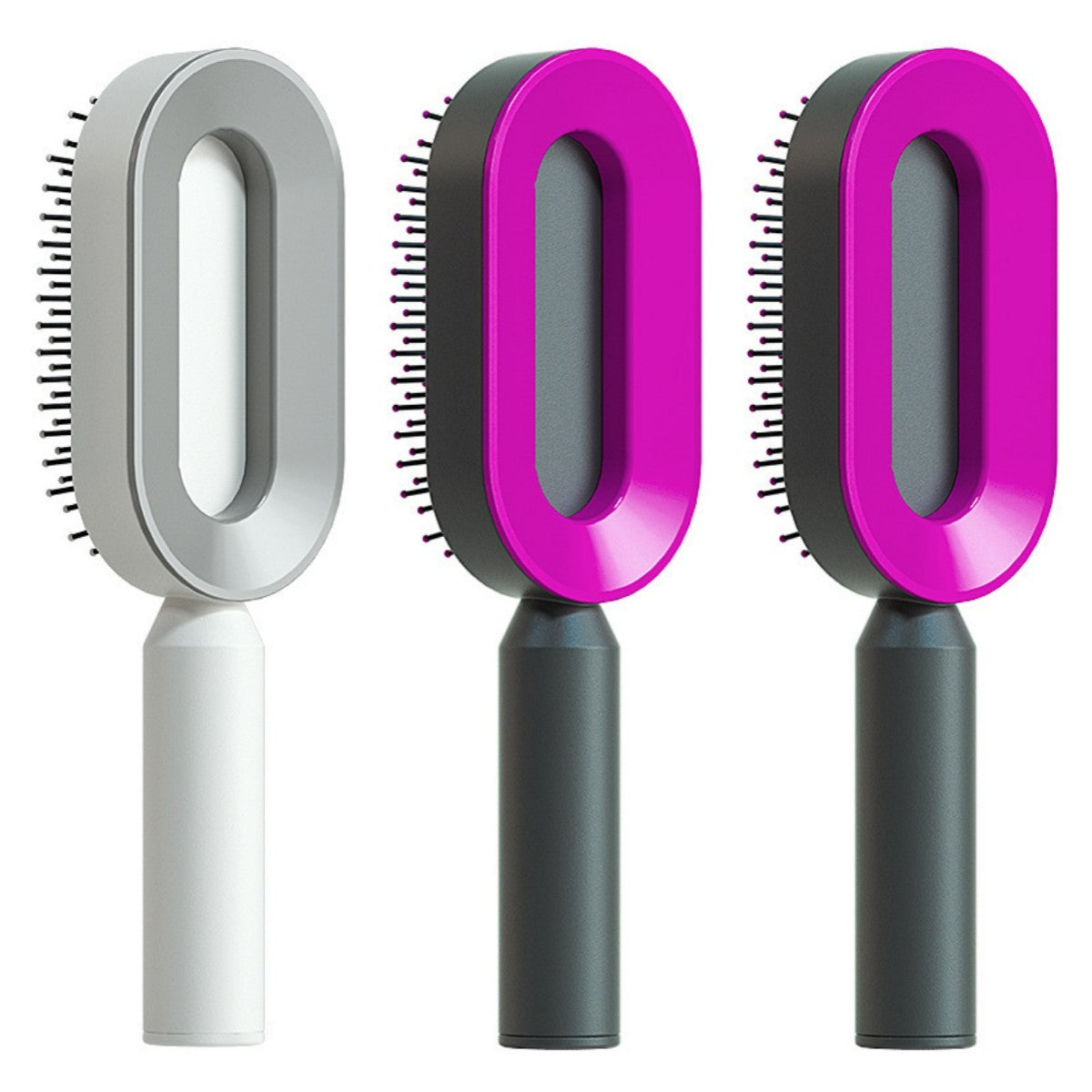 Self Cleaning Hairbrush,3D Air Cushion Hairbrushes for Women