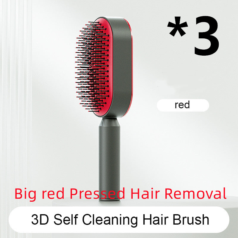 Self Cleaning Hairbrush,3D Air Cushion Hairbrushes for Women
