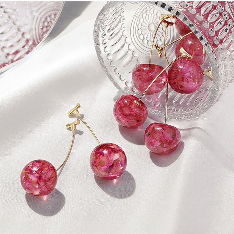 Red Cherry Earrings