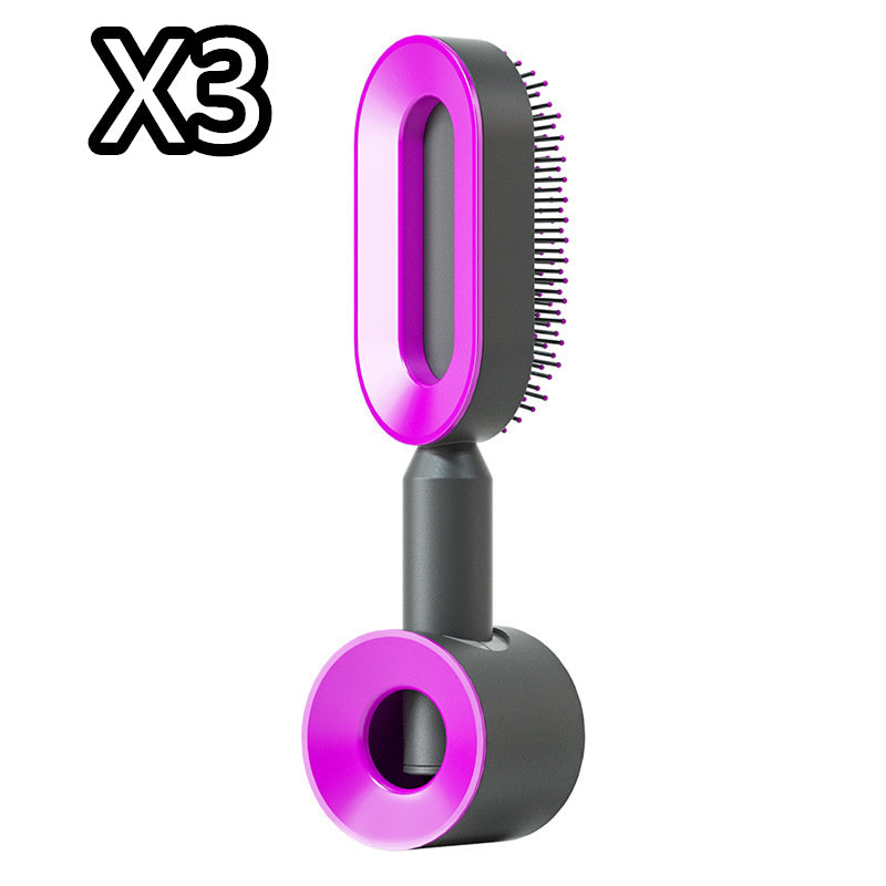 Self Cleaning Hairbrush,3D Air Cushion Hairbrushes for Women