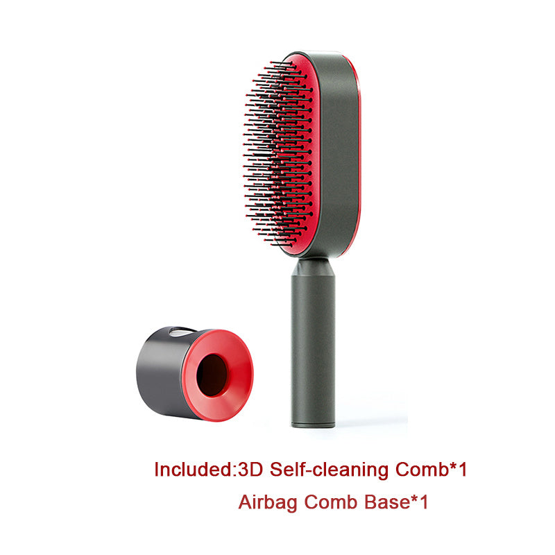 Self Cleaning Hairbrush,3D Air Cushion Hairbrushes for Women