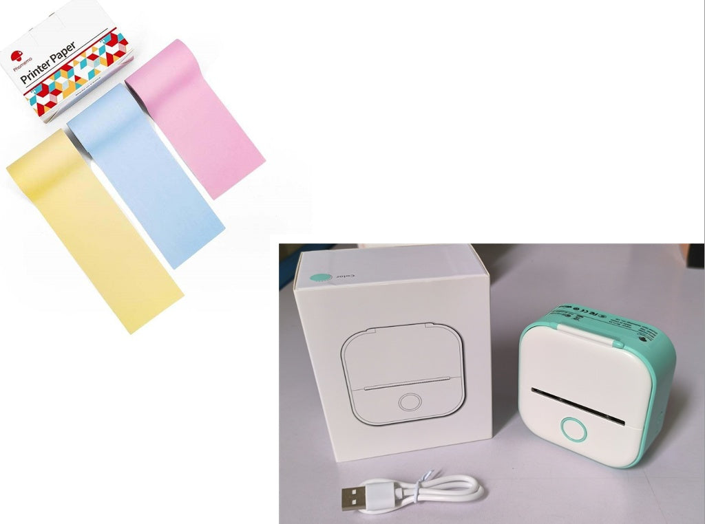 Portable Mini Thermal Label Printer Home Photo