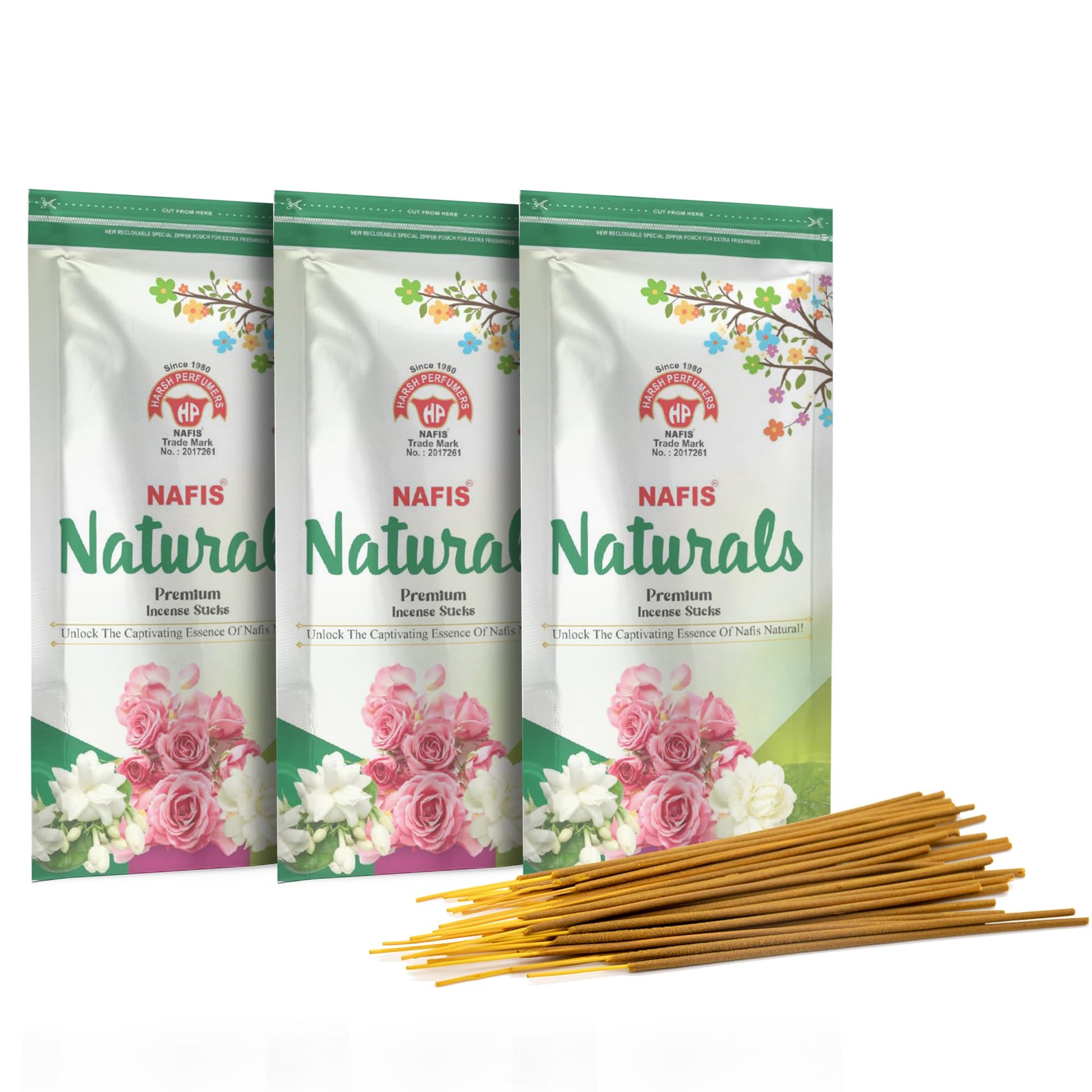 Nafis Incense Sticks Agarbatti Long Lasting Exotic Fragrance of Lily
