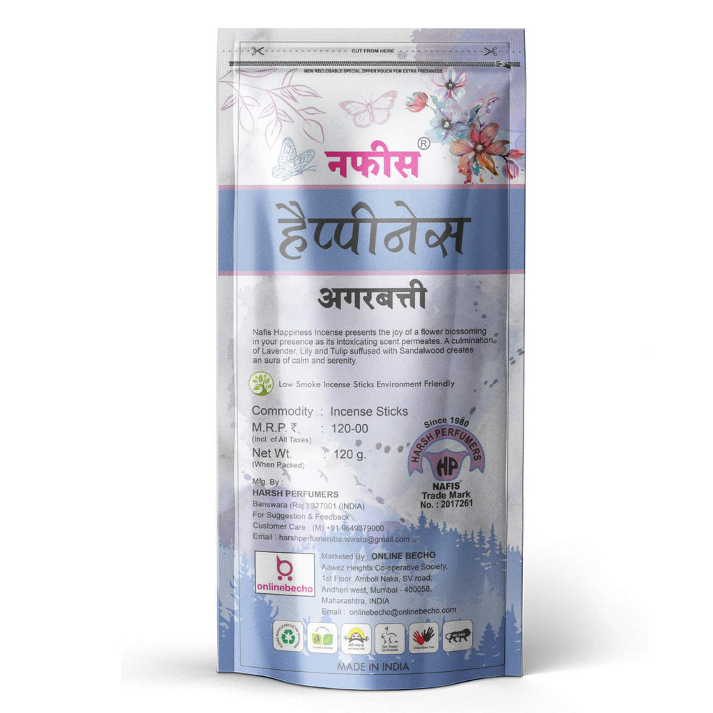 Nafis Incense Sticks Agarbatti Long Lasting Exotic Fragrance of Lily
