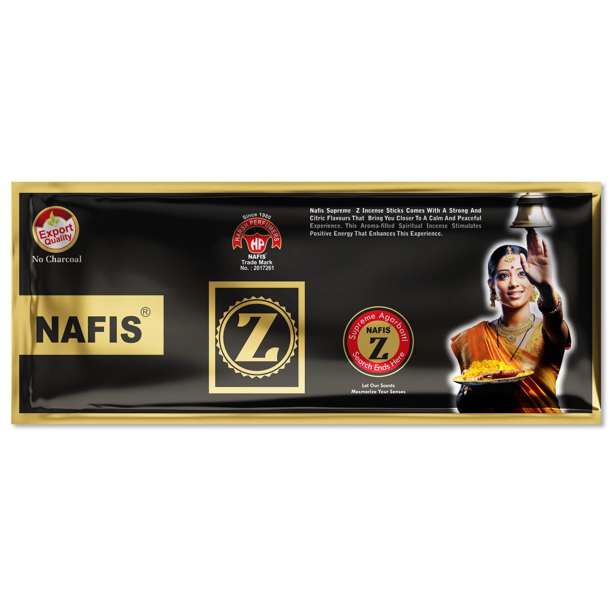 Nafis Natural Incense Stick Agarbatti Long Lasting 4 in 1 Fragrance