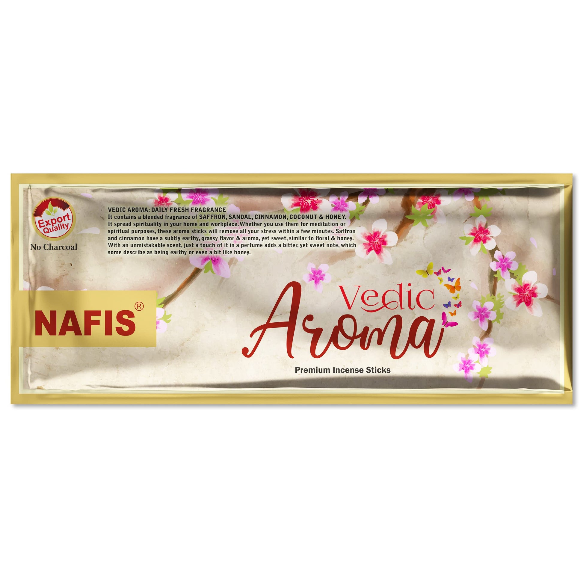 Nafis Natural Incense Stick Agarbatti Long Lasting 4 in 1 Fragrance