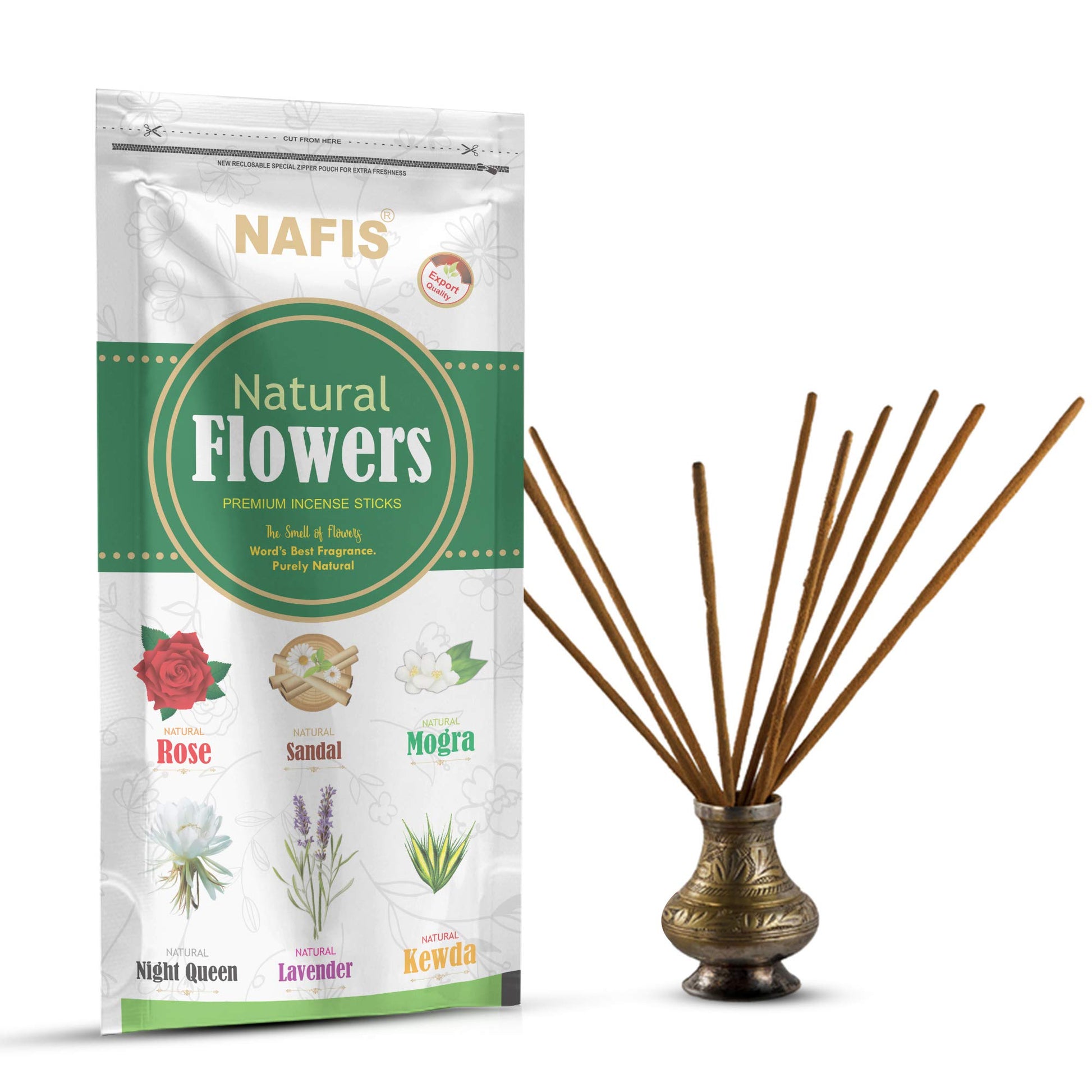 Nafis Natural Incense Stick Agarbatti Long Lasting Combo Fragrance