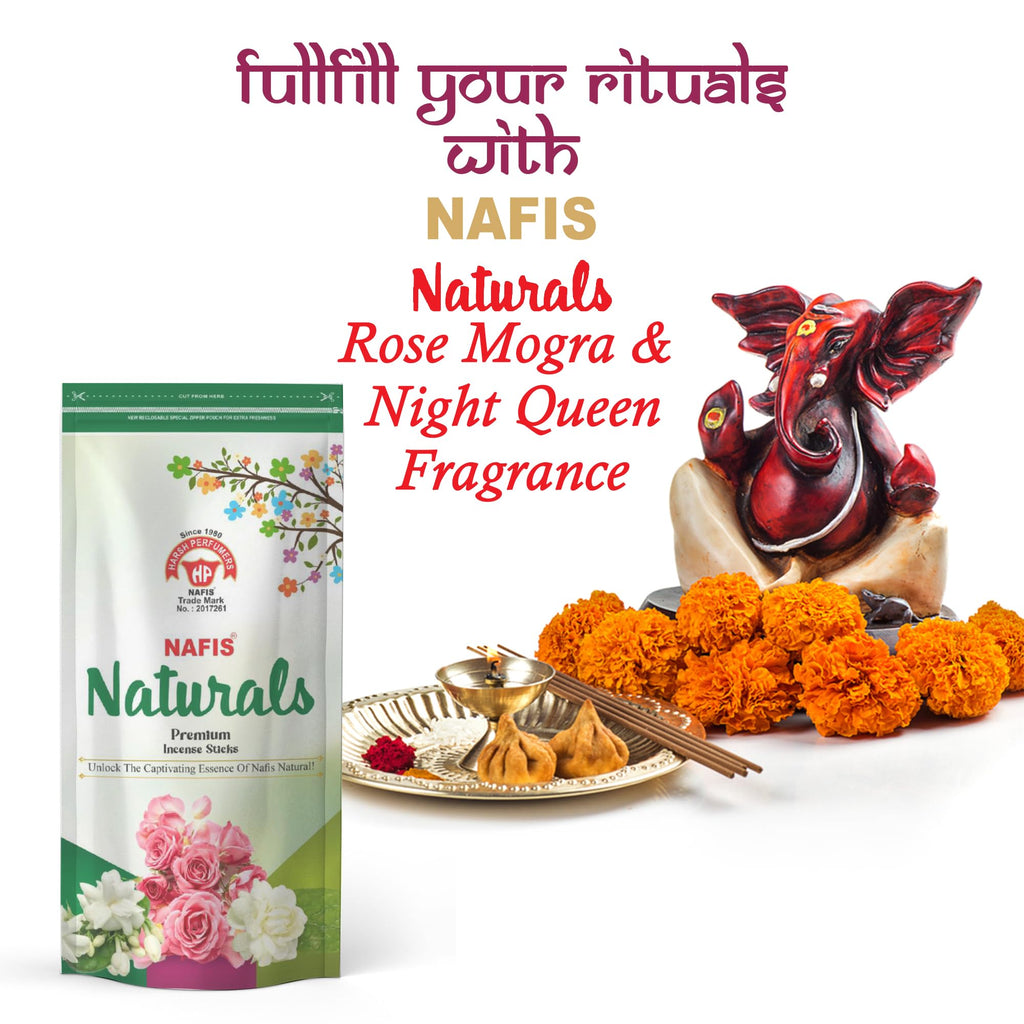 Nafis Incense Sticks Agarbatti Long Lasting Exotic Fragrance of Lily
