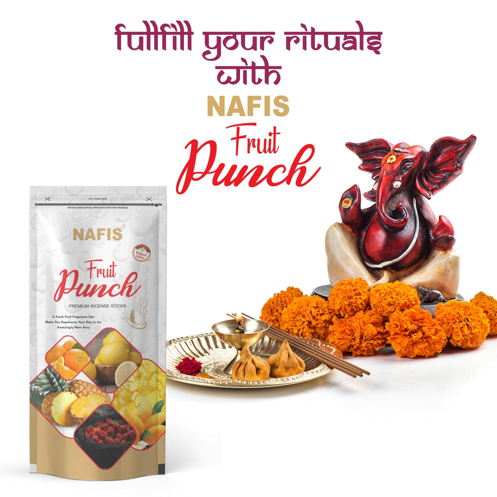 Nafis Natural Incense Stick Agarbatti Long Lasting Combo Fragrance