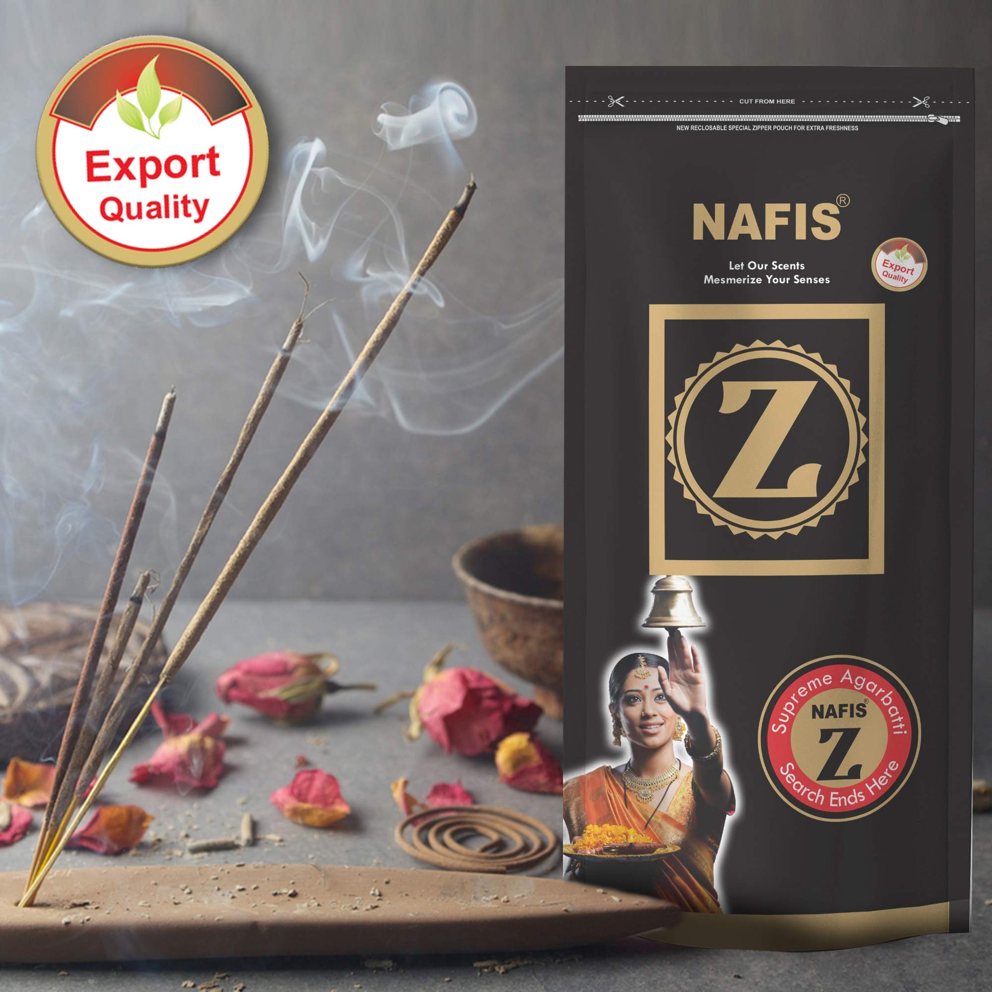 Nafis Natural Incense Stick Agarbatti Long Lasting Combo Fragrance