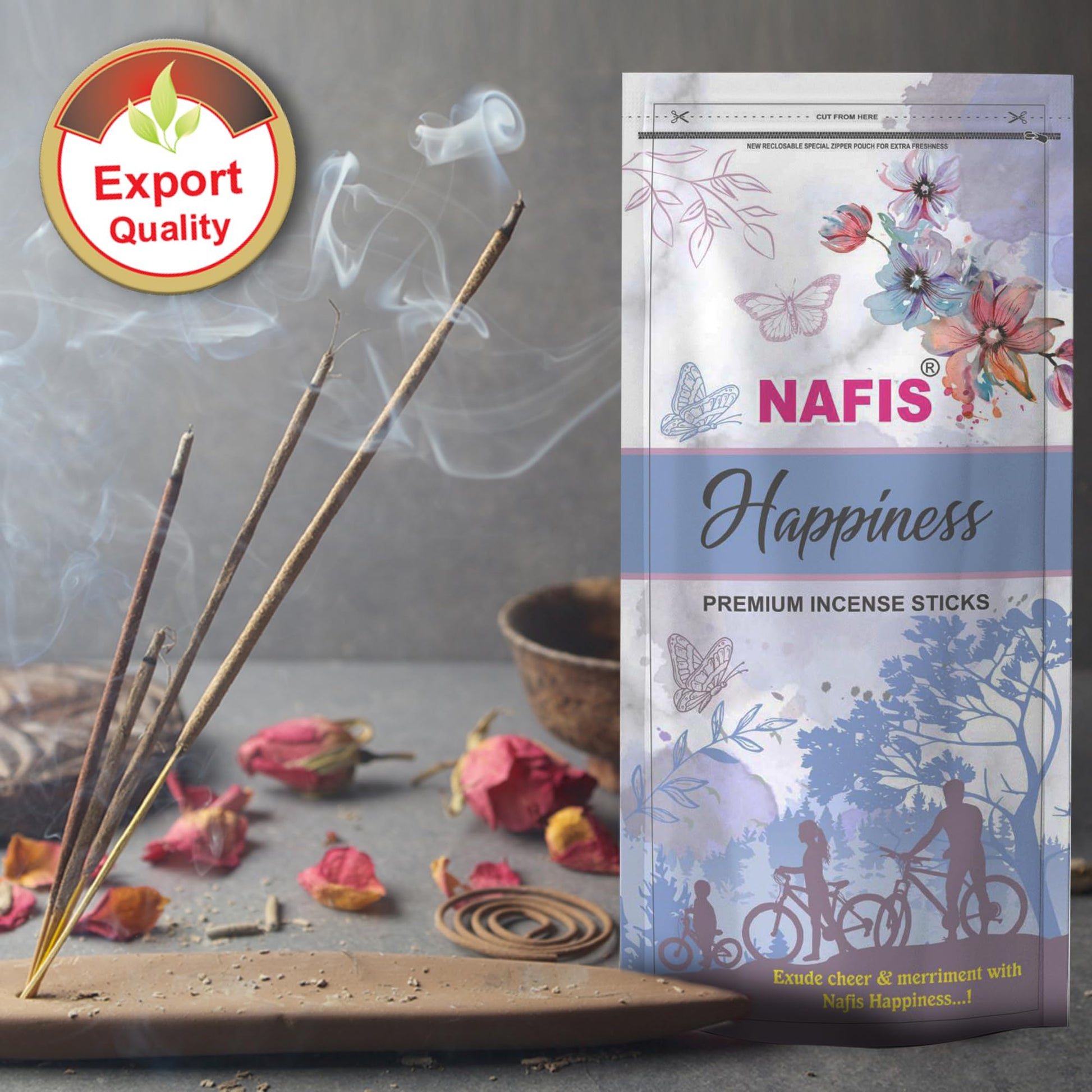 Nafis Incense Sticks Agarbatti Long Lasting Exotic Fragrance of Lily