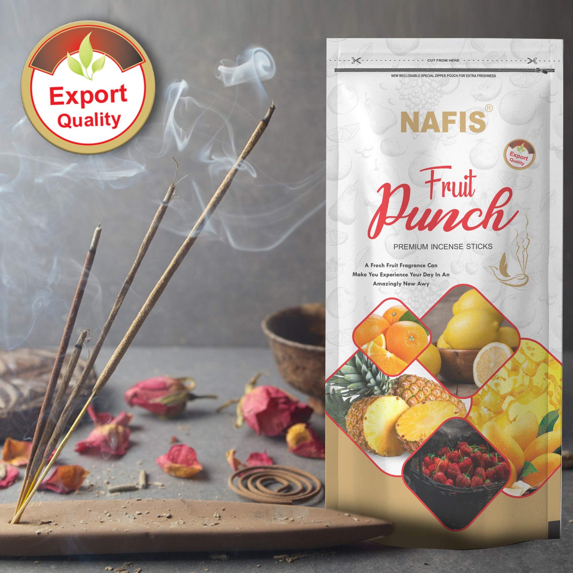 Nafis Natural Incense Stick Agarbatti Long Lasting Combo Fragrance