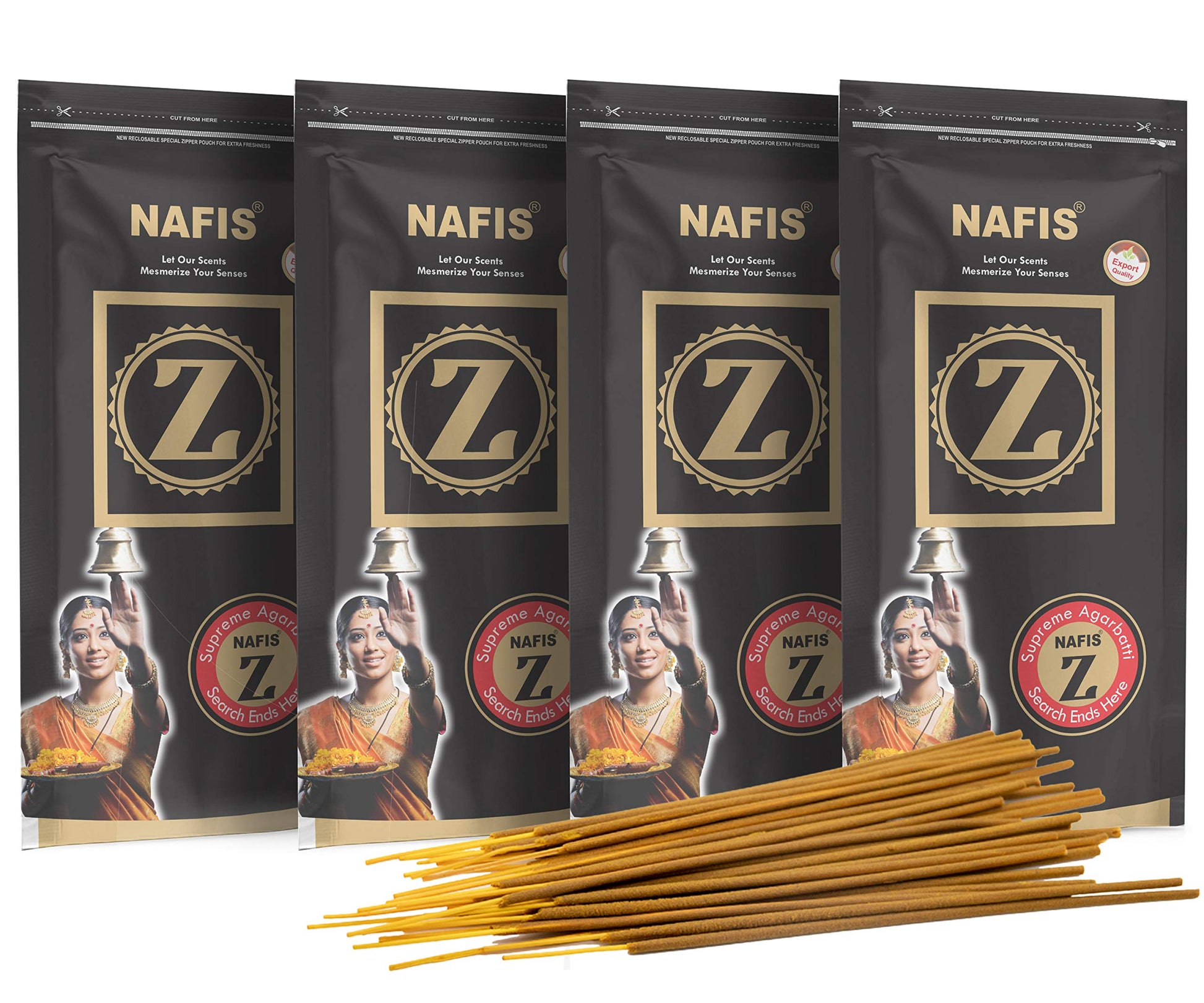 Nafis Natural Incense Stick Agarbatti Long Lasting Combo Fragrance