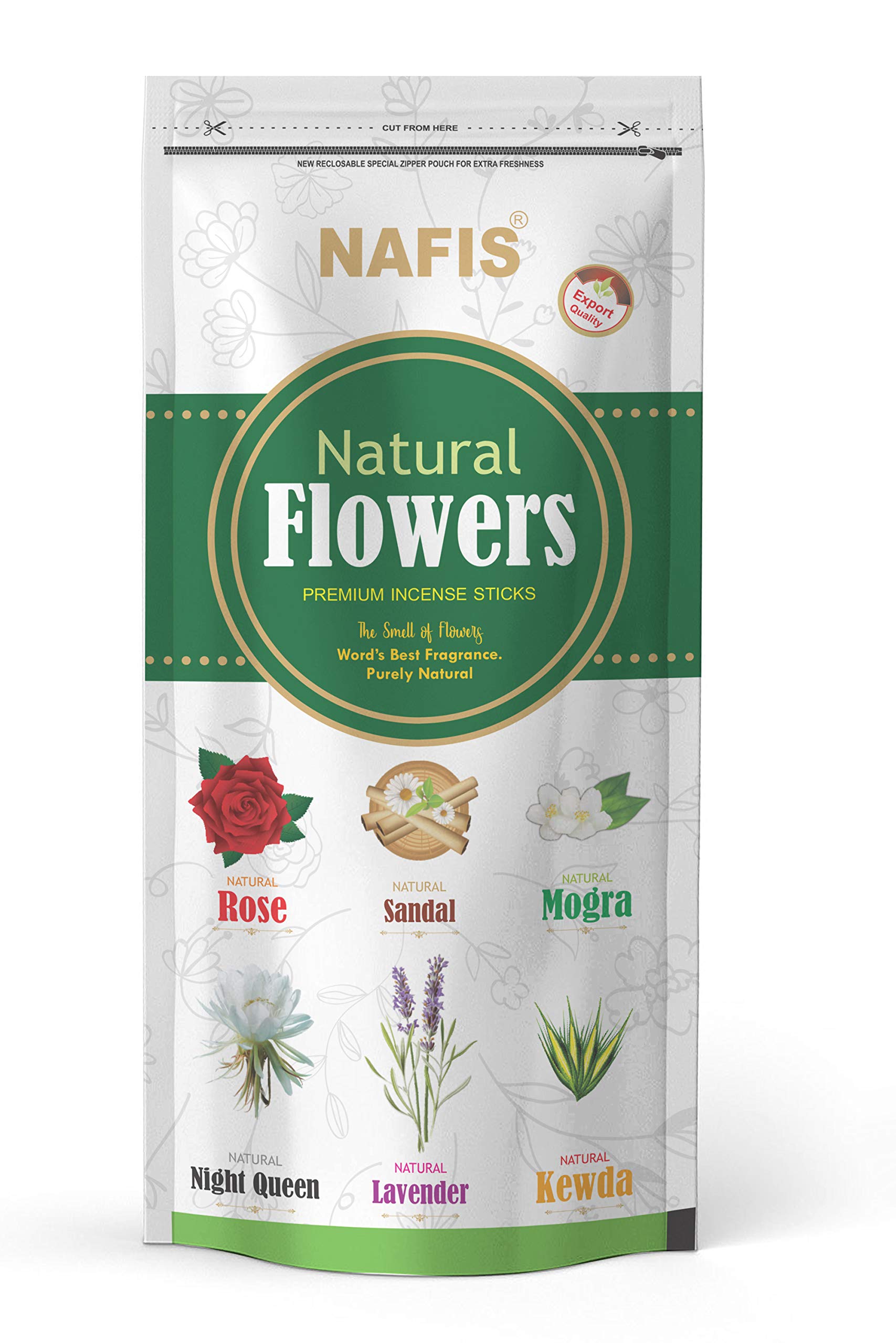 Nafis Natural Incense Stick Agarbatti Long Lasting Combo Fragrance