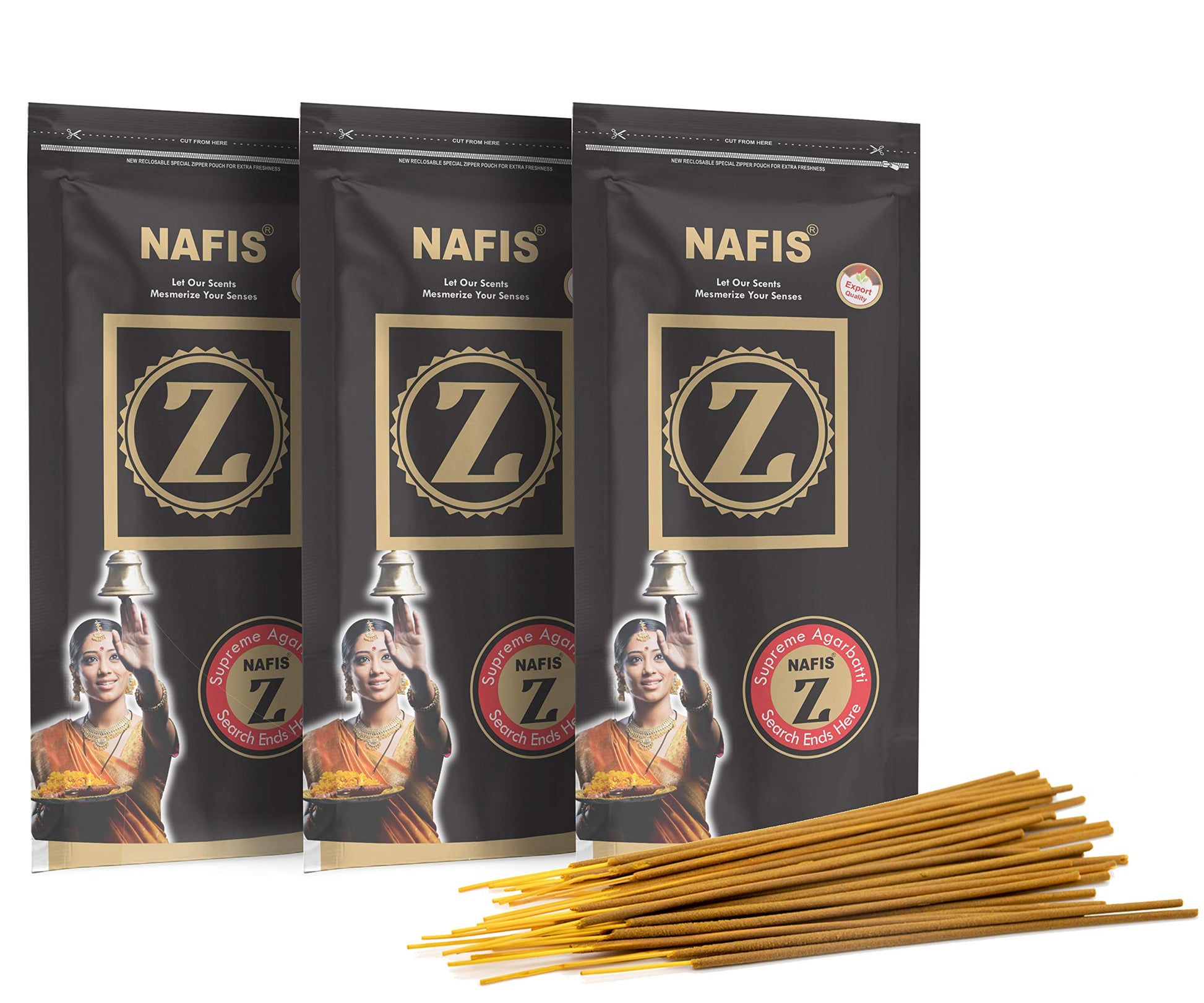 Nafis Natural Incense Stick Agarbatti Long Lasting Combo Fragrance