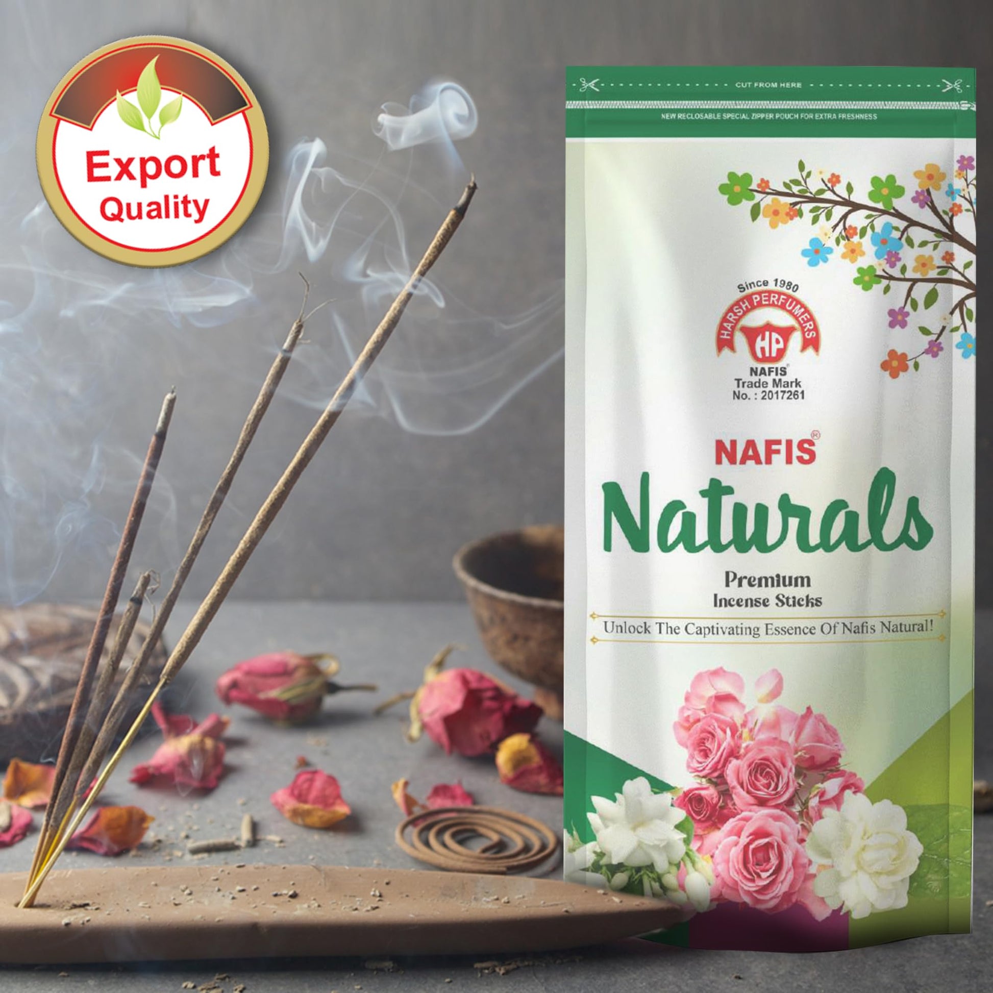 Nafis Incense Sticks Agarbatti Long Lasting Exotic Fragrance of Lily