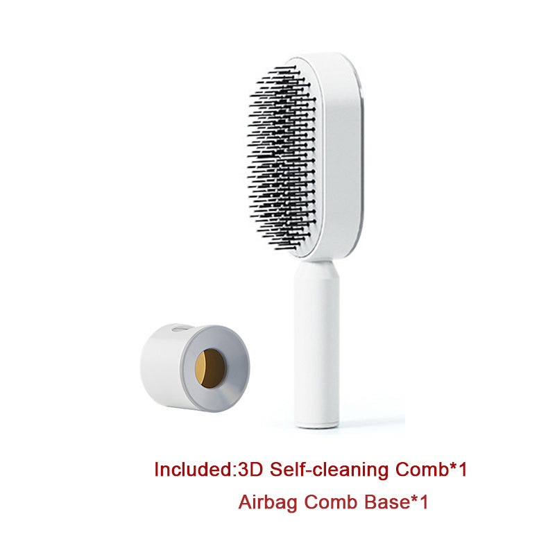 Self Cleaning Hairbrush,3D Air Cushion Hairbrushes for Women