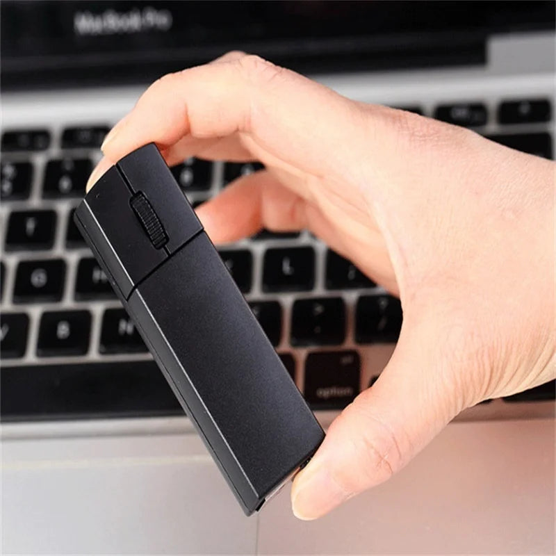 Bluetooth 2.4G Mini Wireless Pen Mouse Dual-mode Rechargeable Portable Small Optical USB Mice Computer Office Mice For Laptop PC