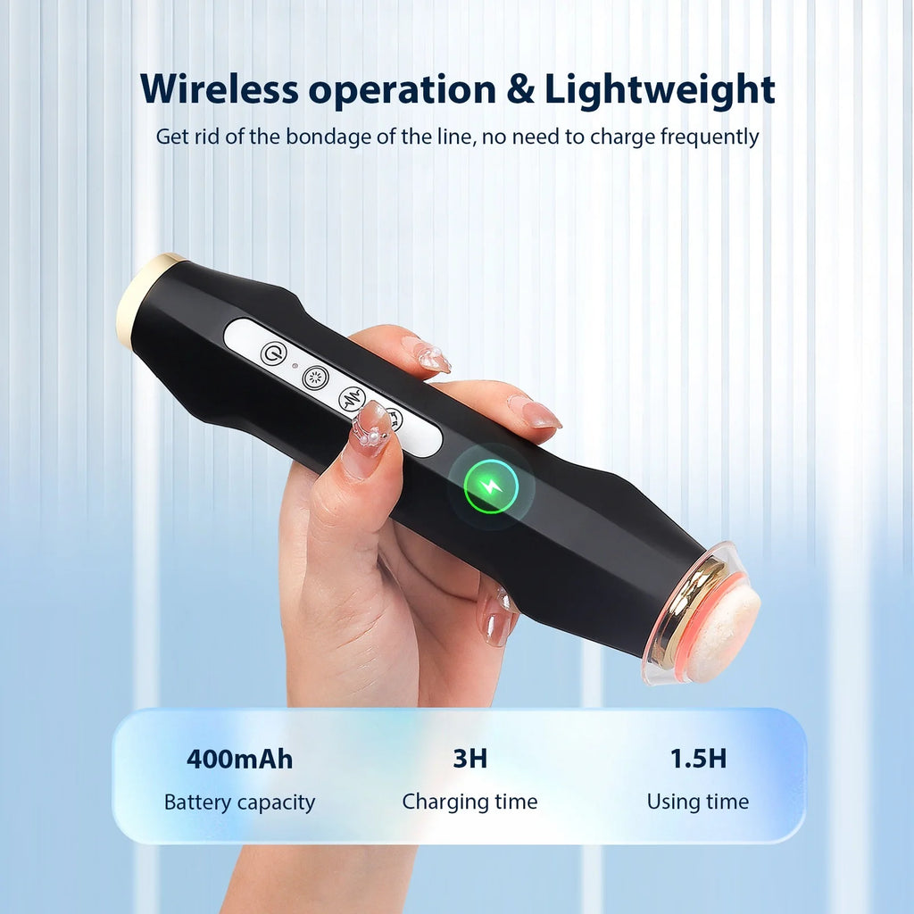 Facial CO2 Oxygen Bubble Pen Skin Care Beauty Meter Oxygen Balancing Device