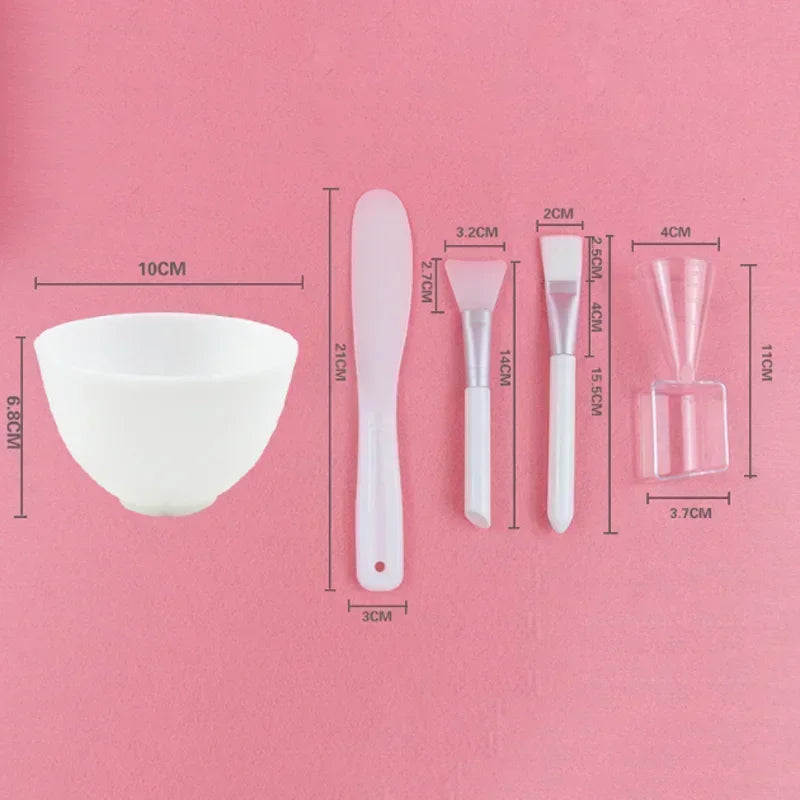 Facial Brush Mask Bowl Spoon Set Mask Brush Bar DIY Beauty Tools Mixing Tools