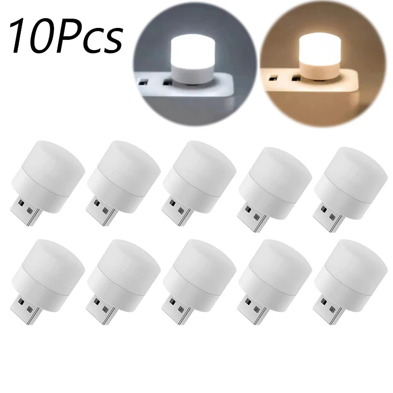 Portable Mini Lights USB Port
