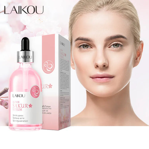 100ml LAIKOU Sakura Serum Vitamin C Essence Moisturizing Firming Brightening
