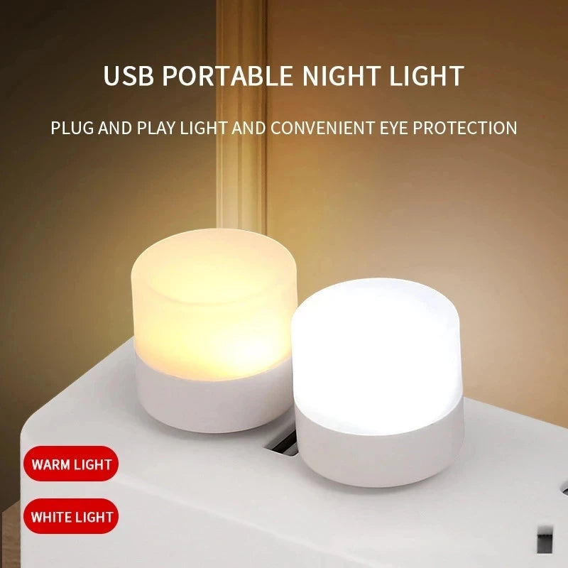 Portable Mini Lights USB Port