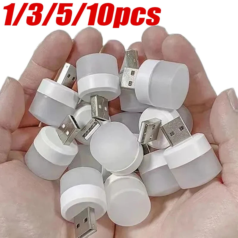 Portable Mini Lights USB Port
