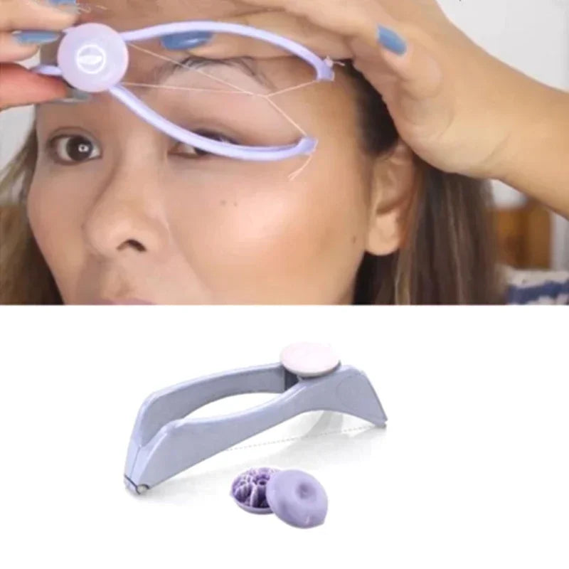 Protable Facial Hair Remover Spring Threading Face Cheeks Arm Epilator Facial
