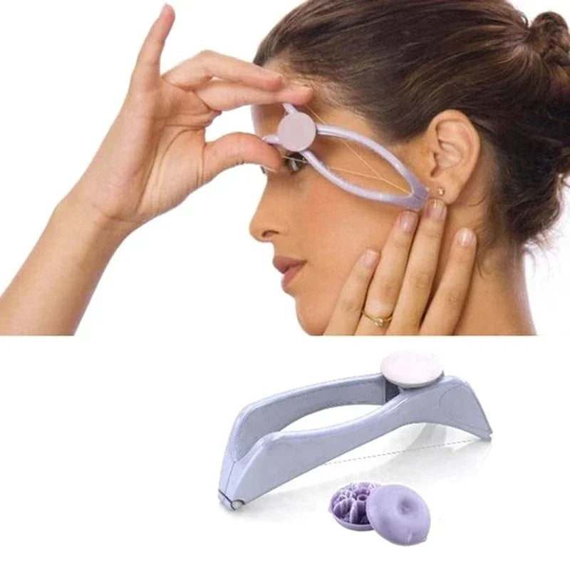 Protable Facial Hair Remover Spring Threading Face Cheeks Arm Epilator Facial