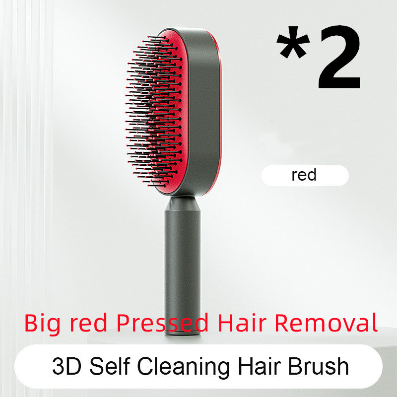 Self Cleaning Hairbrush,3D Air Cushion Hairbrushes for Women