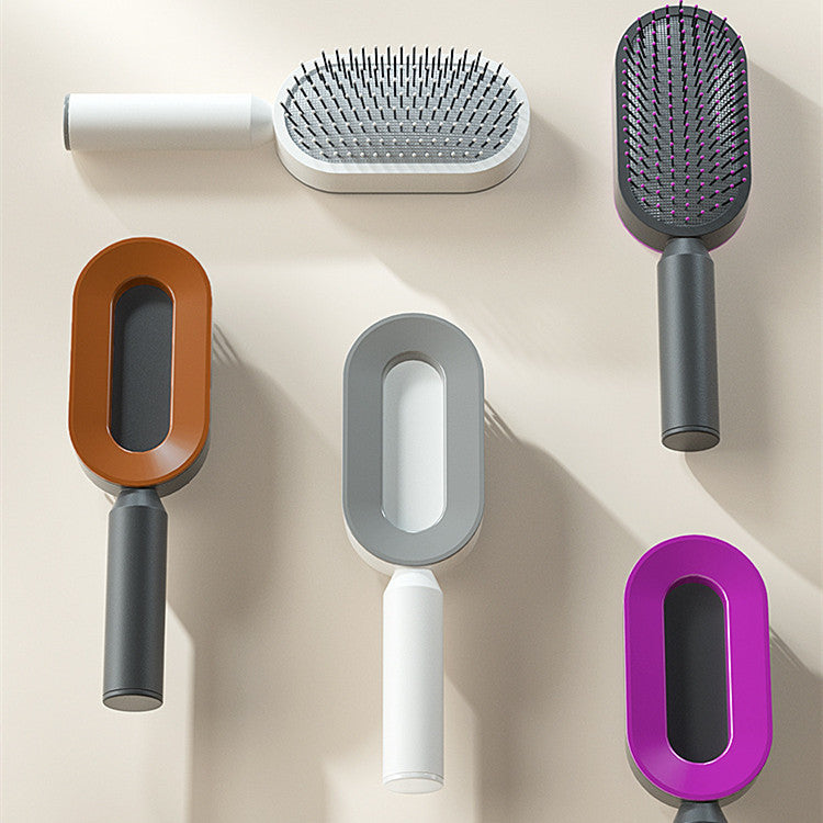 Self Cleaning Hairbrush,3D Air Cushion Hairbrushes for Women