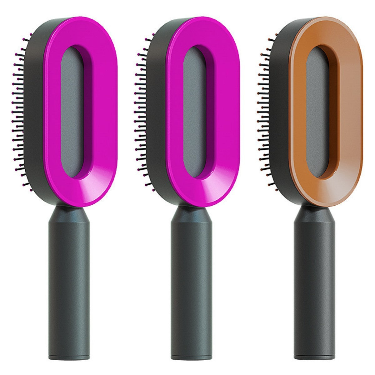 Self Cleaning Hairbrush,3D Air Cushion Hairbrushes for Women