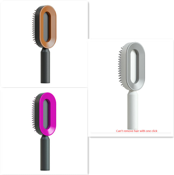 Self Cleaning Hairbrush,3D Air Cushion Hairbrushes for Women