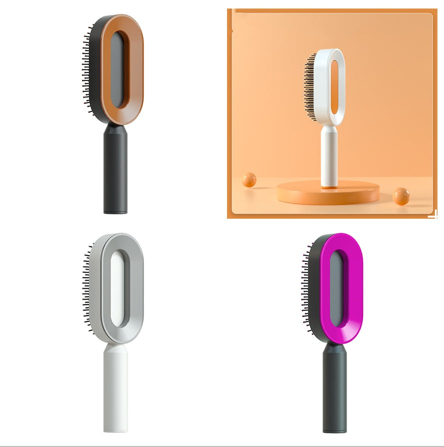 Self Cleaning Hairbrush,3D Air Cushion Hairbrushes for Women