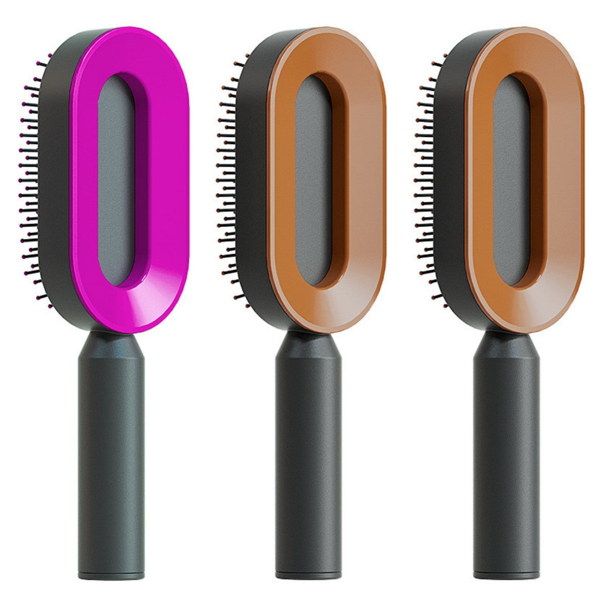 Self Cleaning Hairbrush,3D Air Cushion Hairbrushes for Women