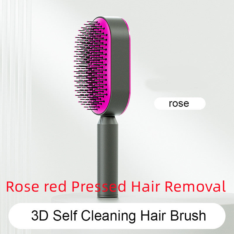 Self Cleaning Hairbrush,3D Air Cushion Hairbrushes for Women