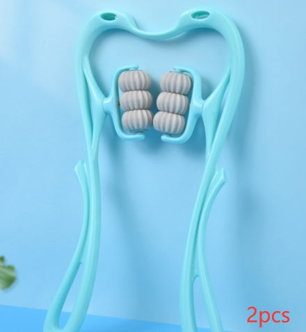Neck Massager, Neck Massager Roller, Neck Roller, Neck and Shoulder Handheld Massager with 6 Balls Massage Point