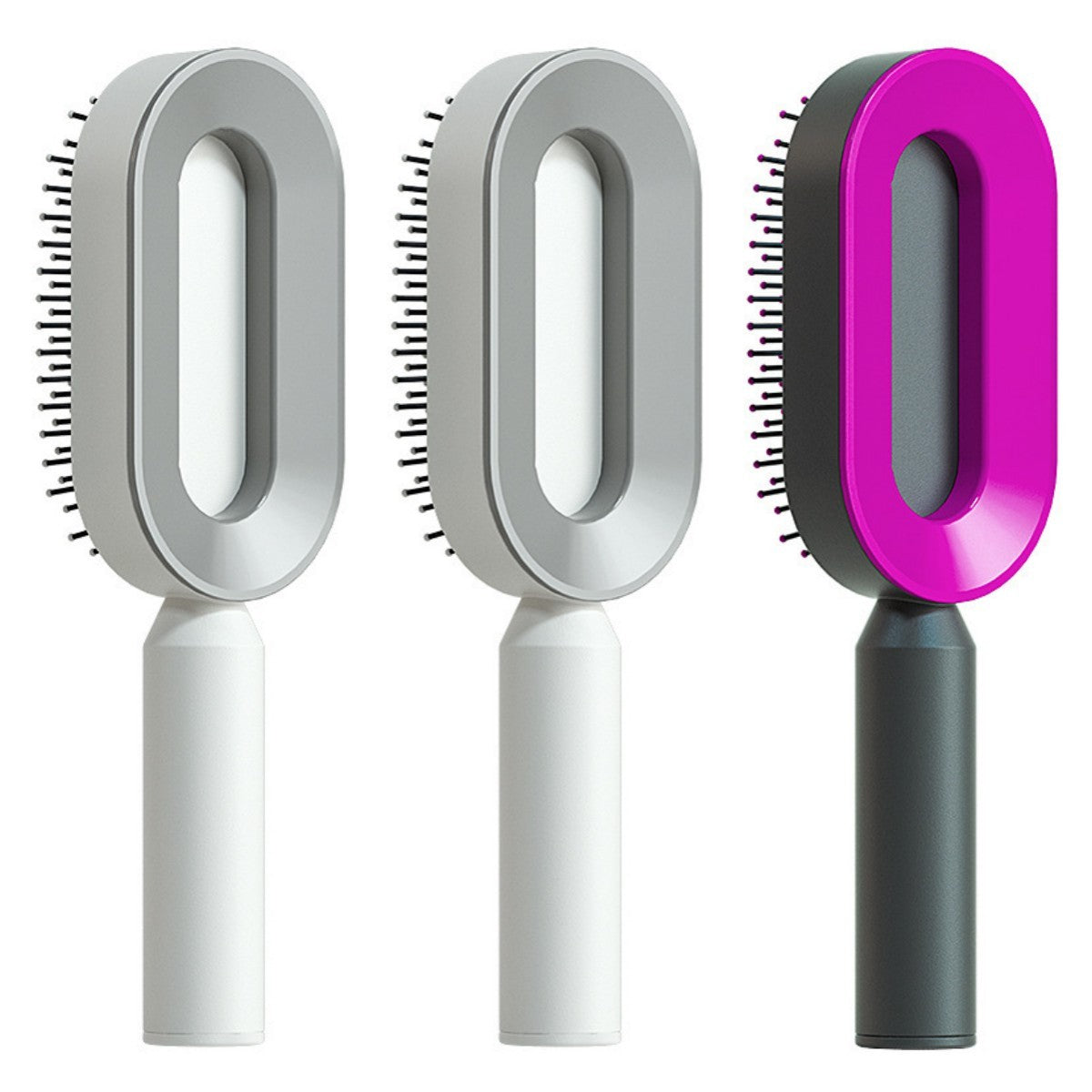 Self Cleaning Hairbrush,3D Air Cushion Hairbrushes for Women